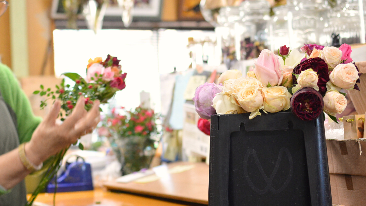 ネコハナギフトM(バラ) (年1回の定期便)